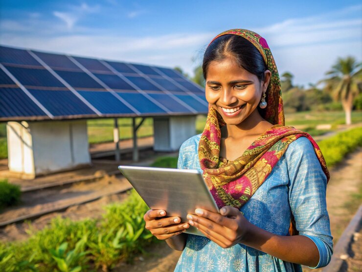 Modhera, la primera aldea  marginal de la India que ya cuenta con  energía solar gratis