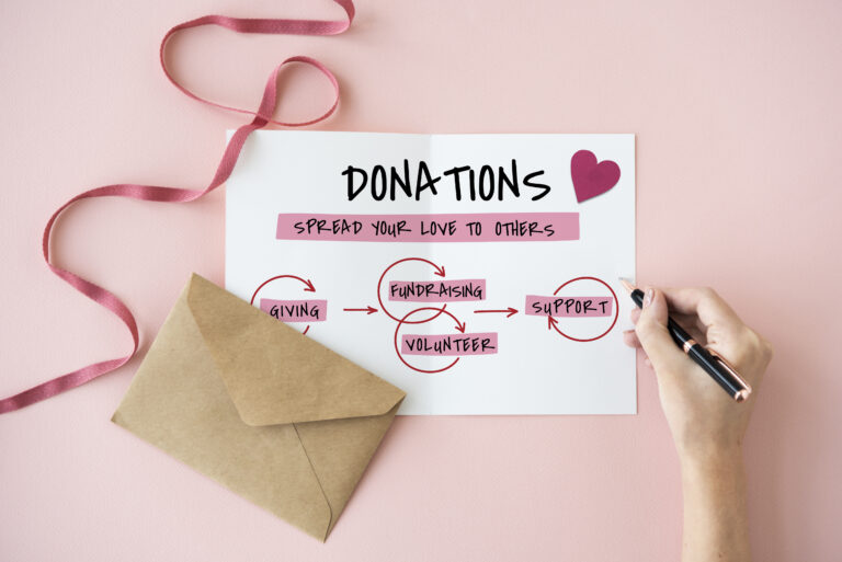 La estructura de donaciones
