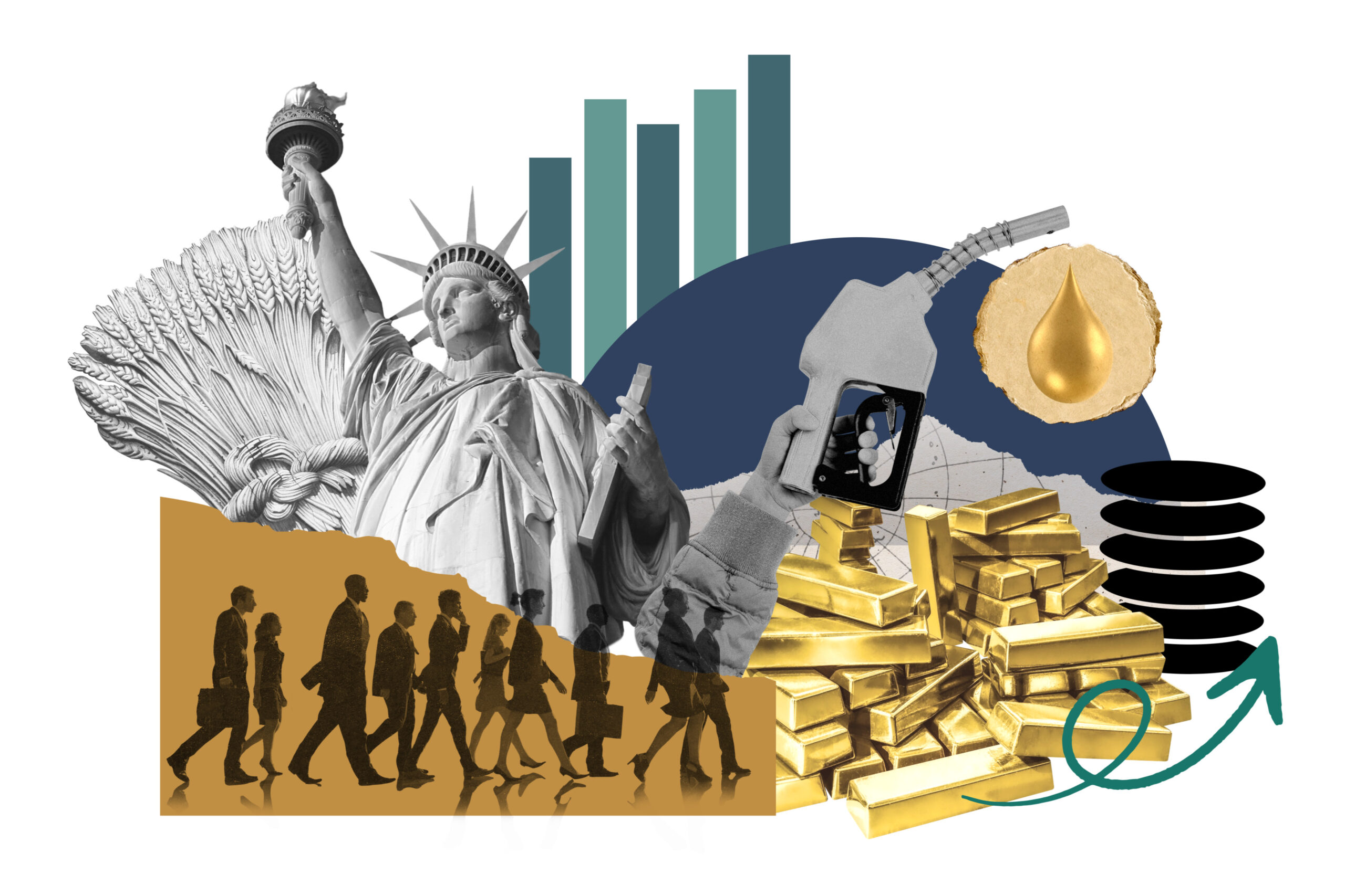 El progreso, el crecimiento y libertad económica y el reconocimiento de las libertades y derechos esenciales